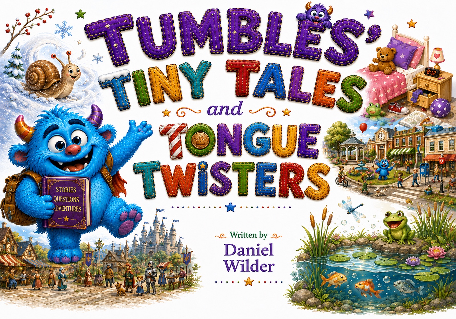 Wide illustrated Tiny Tales promotional image